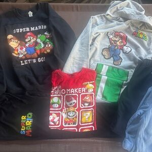 Super Mario Bundle 6 items size 10/12